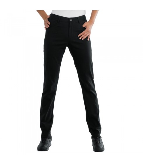 PANTALONE ISACCO MODELLO MAGARITA NERO