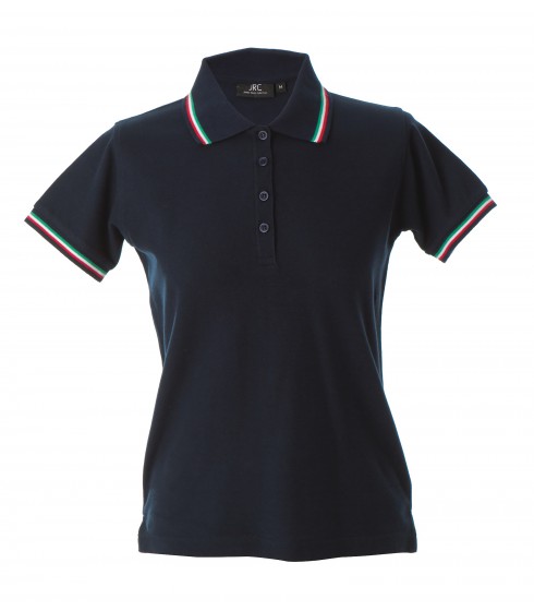 POLO DA LAVORO JRC MODELLO LADY BLU NAVY