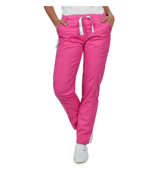 PANTALONI DA INFERMIERE B-WELL MODELLO DANTE FUCSIA