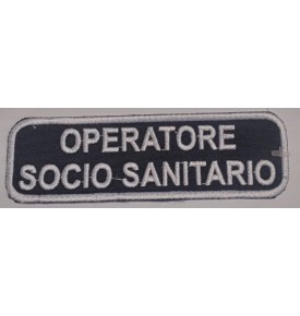 PATCH RICAMATA OPERATORE SOCIO SANITARIO